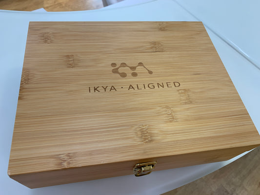 IKYA Aligned Crystal Healing custom box boks for gemstone spheres